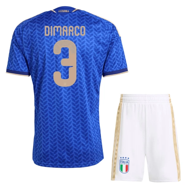 Italië Dimarco 3 Tenue Kind Thuis WK 2026
