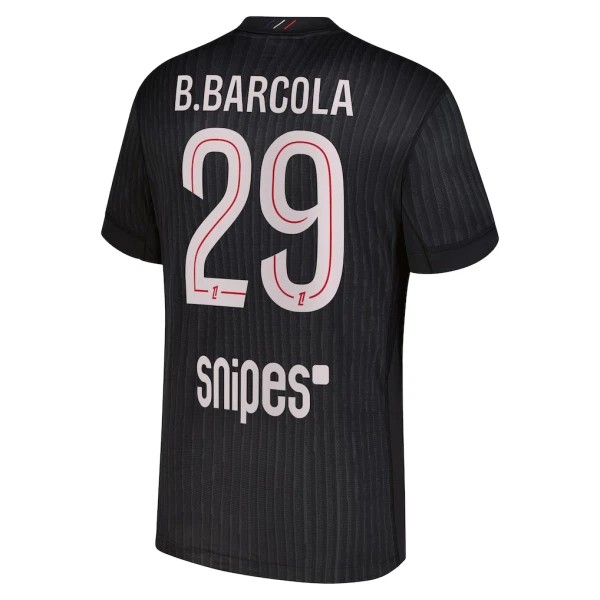 Paris Saint-Germain B. Barcola 29 Shirt Heren Vierde Jordan 2025/26