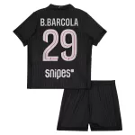 Paris Saint-Germain B. Barcola 29 Tenue Kind Vierde Jordan 2025/26