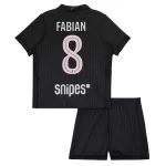 Paris Saint-Germain Fabian 8 Tenue Kind Vierde Jordan 2025/26