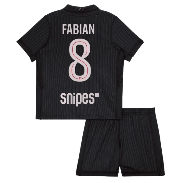 Paris Saint-Germain Fabian 8 Tenue Kind Vierde Jordan 2025/26