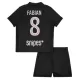 Paris Saint-Germain Fabian 8 Tenue Kind Vierde Jordan 2025/26