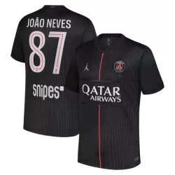 Paris Saint-Germain Joao Neves 87 Shirt Heren Vierde Jordan 2025/26