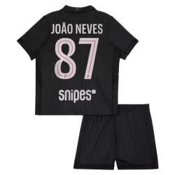 Paris Saint-Germain Joao Neves 87 Tenue Kind Vierde Jordan 2025/26