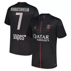 Paris Saint-Germain Kvaratskhelia 7 Shirt Heren Vierde Jordan 2025/26