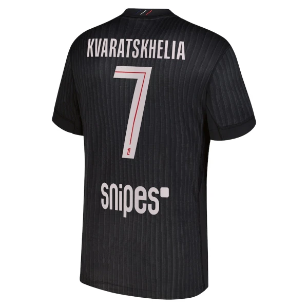 Paris Saint-Germain Kvaratskhelia 7 Shirt Heren Vierde Jordan 2025/26