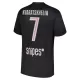 Paris Saint-Germain Kvaratskhelia 7 Shirt Heren Vierde Jordan 2025/26