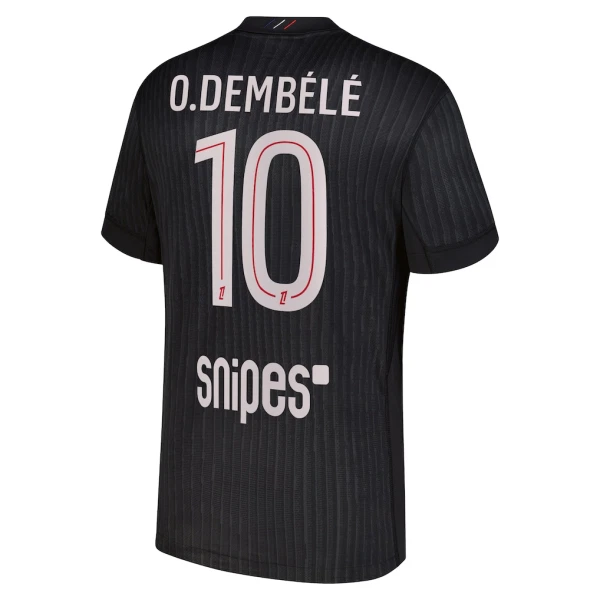 Paris Saint-Germain O. Dembele 10 Shirt Heren Vierde Jordan 2025/26