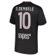 Paris Saint-Germain O. Dembele 10 Shirt Heren Vierde Jordan 2025/26