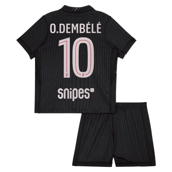 Paris Saint-Germain O. Dembele 10 Tenue Kind Vierde Jordan 2025/26