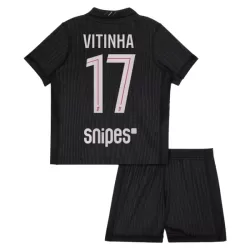 Paris Saint-Germain Vitinha 17 Tenue Kind Vierde Jordan 2025/26