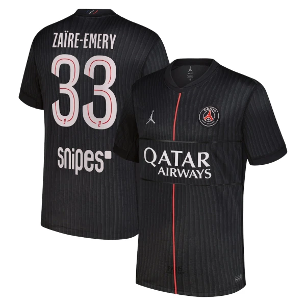 Paris Saint-Germain Zaire-Emery 33 Shirt Heren Vierde Jordan 2025/26