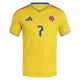 Colombia Luis Díaz 7 Shirt Heren Thuis WK 2026