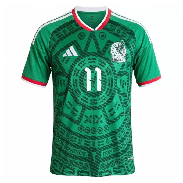 Mexico S.Gimenez 11 Shirt Heren Thuis WK 2026