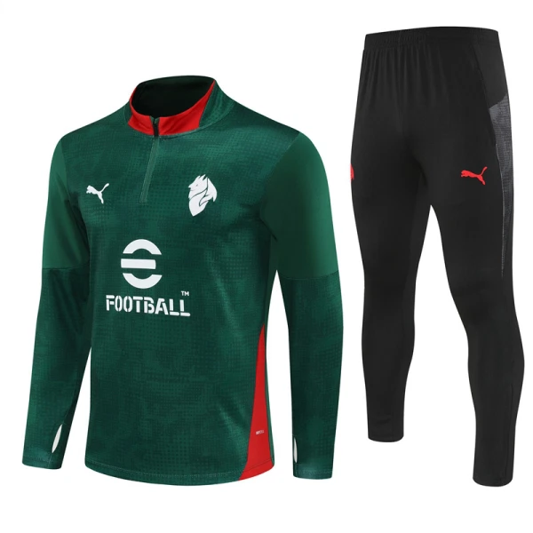 AC Milan Trainingssweaterset Heren 2025/26 Kwartrits Groene