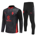 AC Milan Trainingssweaterset Heren 2025/26 Kwartrits Zwarte