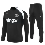 Chelsea Trainingssweaterset Heren 2025/26 Kwartrits Zwarte