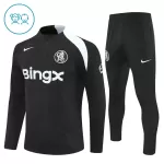 Chelsea Trainingssweaterset Kind 2025/26 Kwartrits Zwarte