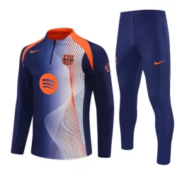 FC Barcelona Trainingssweaterset Heren 2025/26 Kwartrits Blauwe