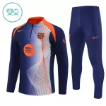 FC Barcelona Trainingssweaterset Kind 2025/26 Kwartrits Blauwe