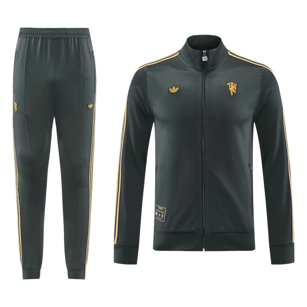 Manchester United Trainingsjack Pak Heren 2025/26 Zwarte