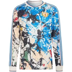 Manchester United Stone Roses Shirt Heren 2025/26 Lange Mouw - Speciaal