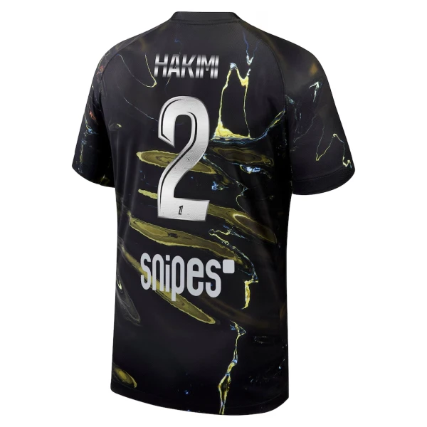 Paris Saint-Germain Hakimi 2 Night Shirt Heren 2025/26