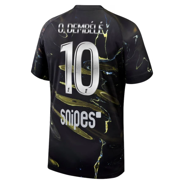 Paris Saint-Germain O. Dembele 10 Night Shirt Heren 2025/26