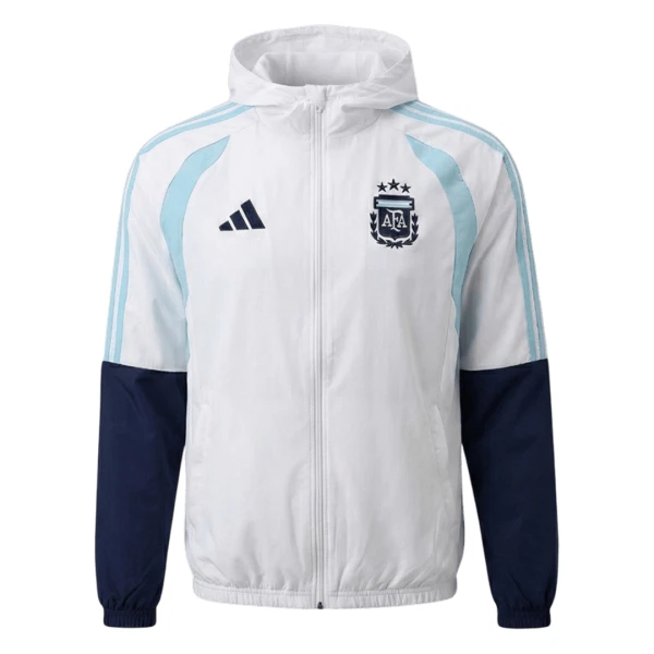 Argentinië Trainingsjacks met Capuchon Heren 2026/27 Witte