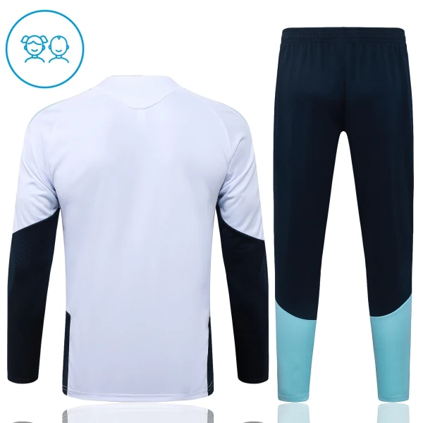Argentinië Trainingssweaterset Kind 2026/27 Kwartrits Witte