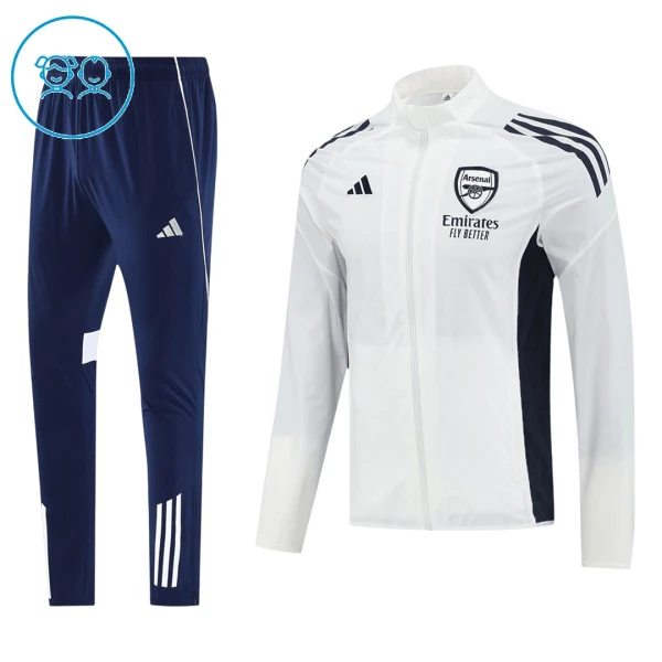 Arsenal Trainingsjack Pak Kind 2025/26 Witte