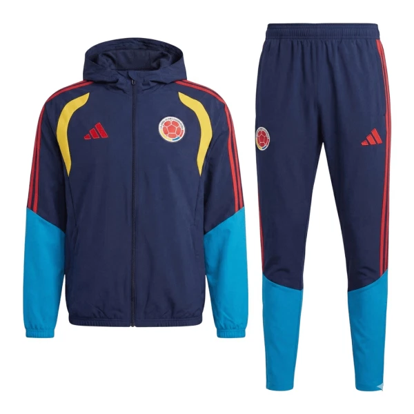 Colombia Trainingsjacks met Capuchon Heren 2026/27 Grijze
