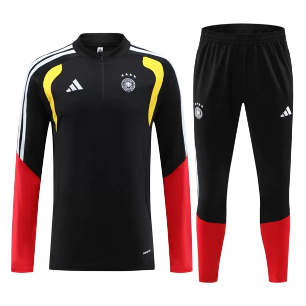Duitsland Trainingssweaterset Heren 2026/27 Kwartrits Zwarte