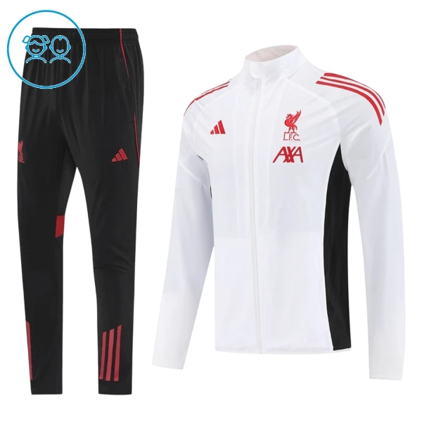 Liverpool Trainingsjack Pak Kind 2025/26 Witte