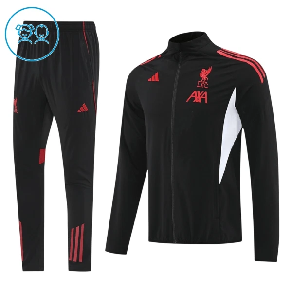 Liverpool Trainingsjack Pak Kind 2025/26 Zwarte
