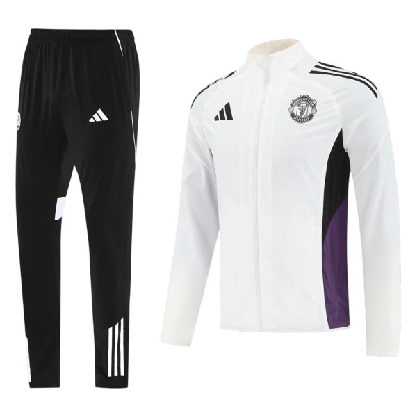 Manchester United Trainingsjack Pak Heren 2025/26 Witte