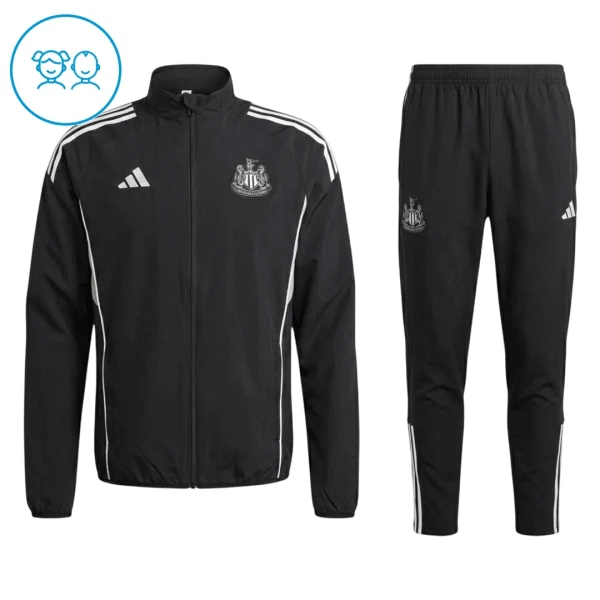 Newcastle United Trainingsjack Pak Kind 2025/26 Zwarte
