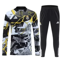 Real Madrid Marvel Trainingssweaterset Heren 2026/27 Kwartrits Zwarte
