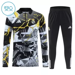 Real Madrid Marvel Trainingssweaterset Kind 2026/27 Kwartrits Zwarte