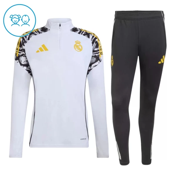 Real Madrid Trainingssweaterset Kind 2026/27 Kwartrits Witte
