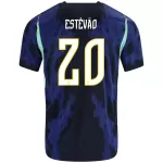 Brazilië Estevao 20 Shirt Heren Uit WK 2026
