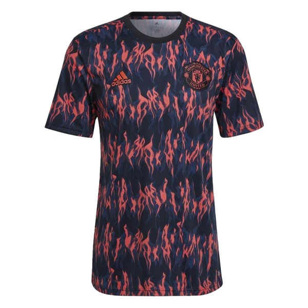 Manchester United Pre-Match Shirt Heren 2025/26 Zwarte