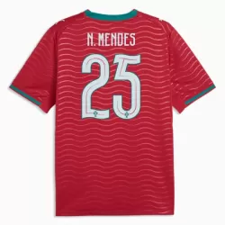 Portugal Nuno Mendes 25 Shirt Heren Thuis WK 2026