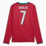 Portugal Ronaldo 7 Shirt Heren Thuis WK 2026 Lange Mouw