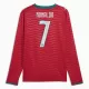 Portugal Ronaldo 7 Shirt Heren Thuis WK 2026 Lange Mouw