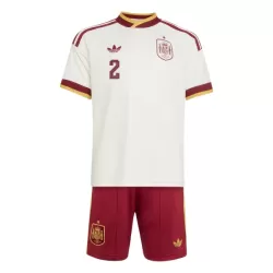 Spanje Carvajal 2 Tenue Kind Uit WK 2026