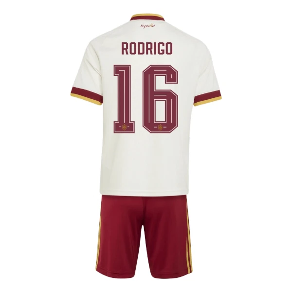 Spanje Rodrigo 16 Tenue Kind Uit WK 2026