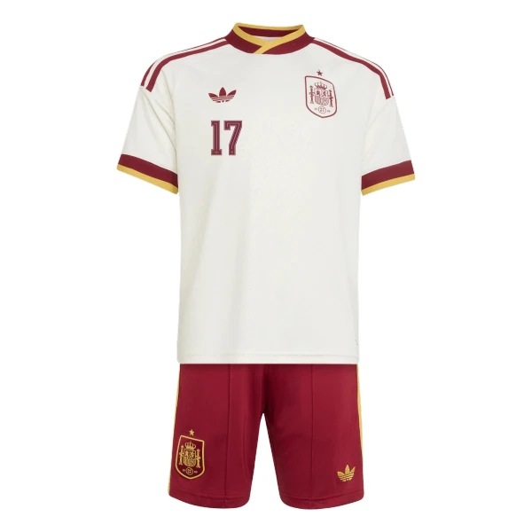 Spanje Williams JR 17 Tenue Kind Uit WK 2026