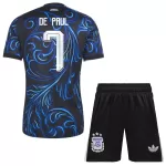 Argentinië De Paul 7 Tenue Kind Uit WK 2026