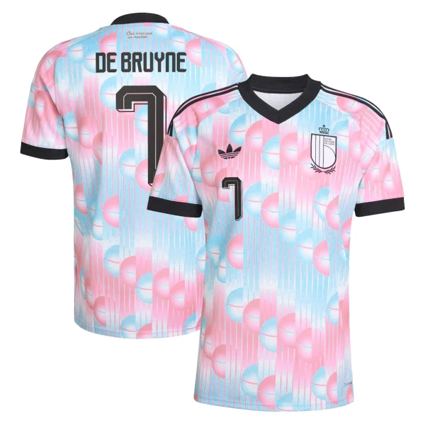 België De Bruyne 7 Shirt Heren Uit WK 2026